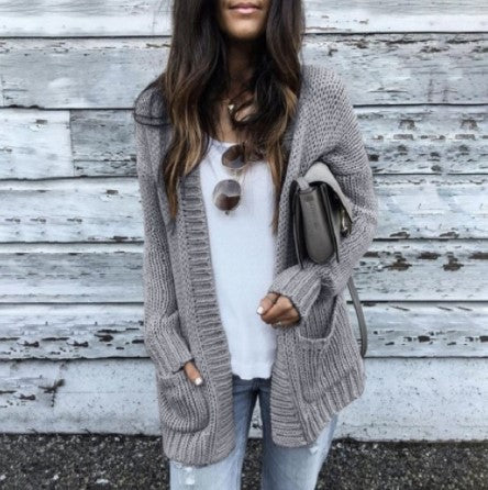 Kvinders cardigan i afslappet oversized stil Stilla
