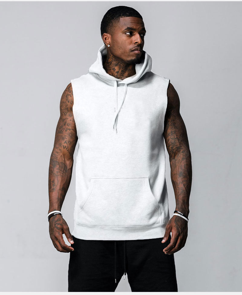 Herrer Sporty ærmeløs Hoodie Stilla