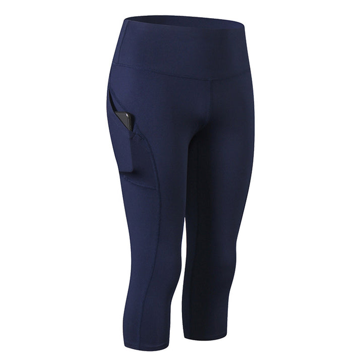 Dame Kvalitets Sport-Leggings med praktiske sidelommer og fleksibel talje Stilla