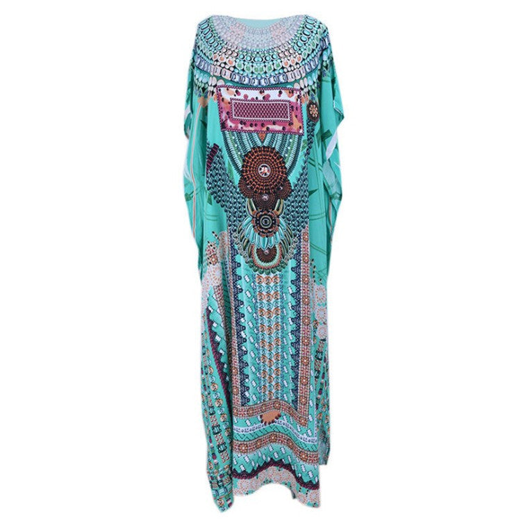 Dame Kaftan Kjole Stilla