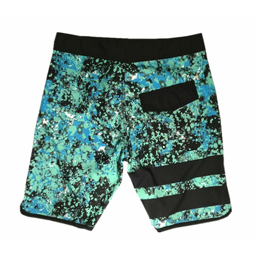 Herre Surf Shorts med stilfuld farvegradient og elastisk talje Stilla