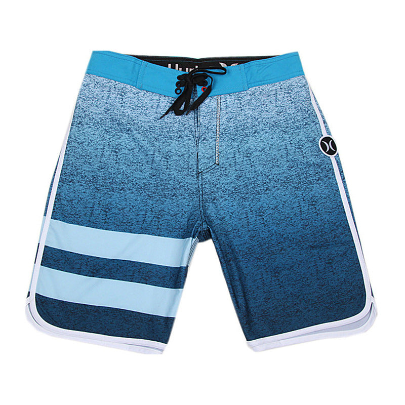 Herre Surf Shorts med stilfuld farvegradient og elastisk talje Stilla