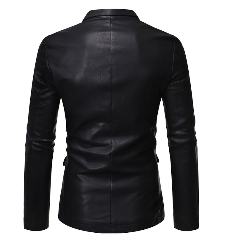Herrer jakkesæt læder blazer Stilla
