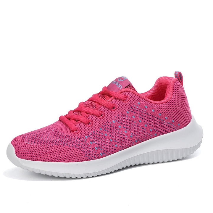 Dame Lettere Atletiske Sneakers med Åndbart Mesh-Overmateriale Stilla