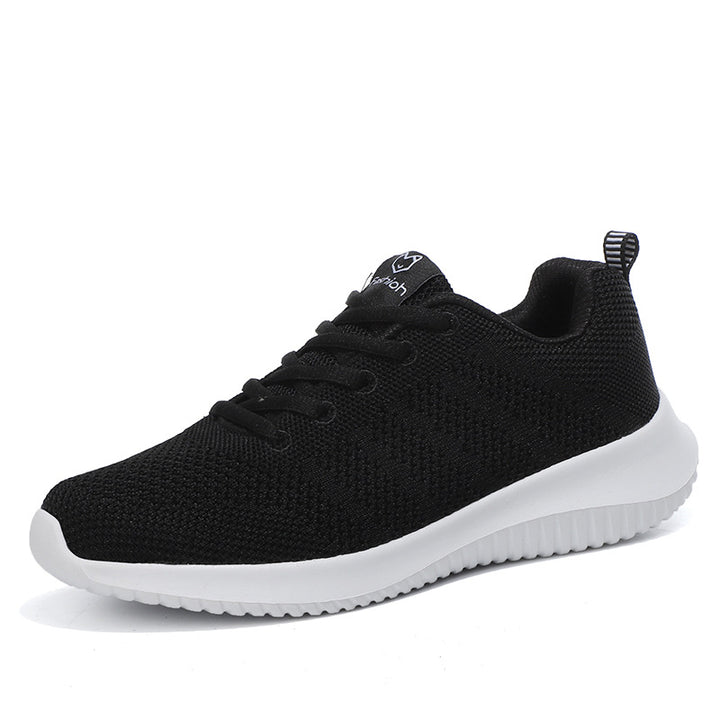 Dame Lettere Atletiske Sneakers med Åndbart Mesh-Overmateriale Stilla