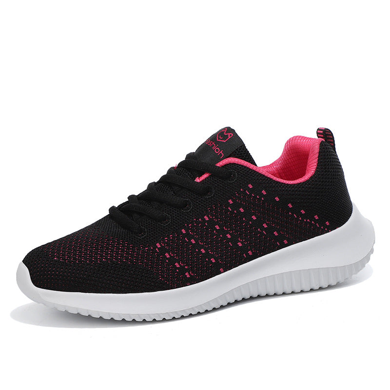 Dame Lettere Atletiske Sneakers med Åndbart Mesh-Overmateriale Stilla