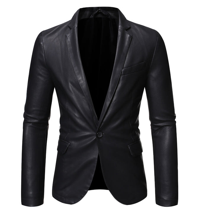 Herrer jakkesæt læder blazer Stilla