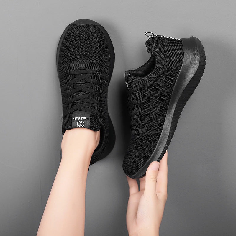 Dame Lettere Atletiske Sneakers med Åndbart Mesh-Overmateriale Stilla