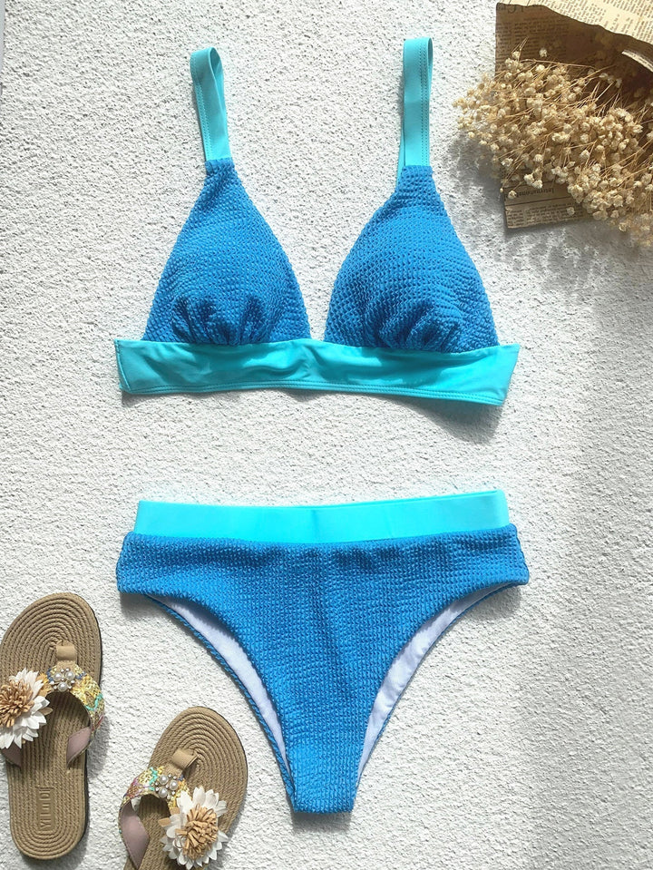Stilla | Bikini Trekant Struktureret Høj Talje