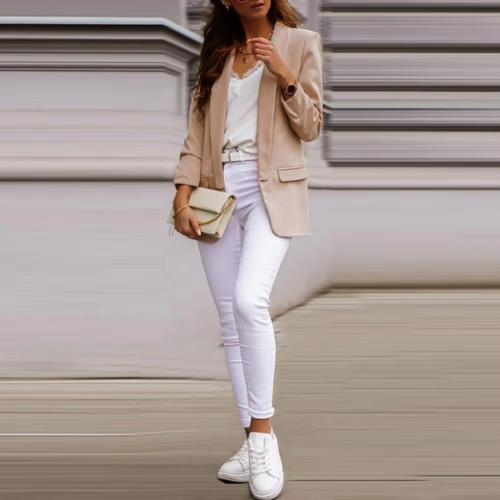 Stilla | Moderigtig Dame Blazer Med Lange Ærmer