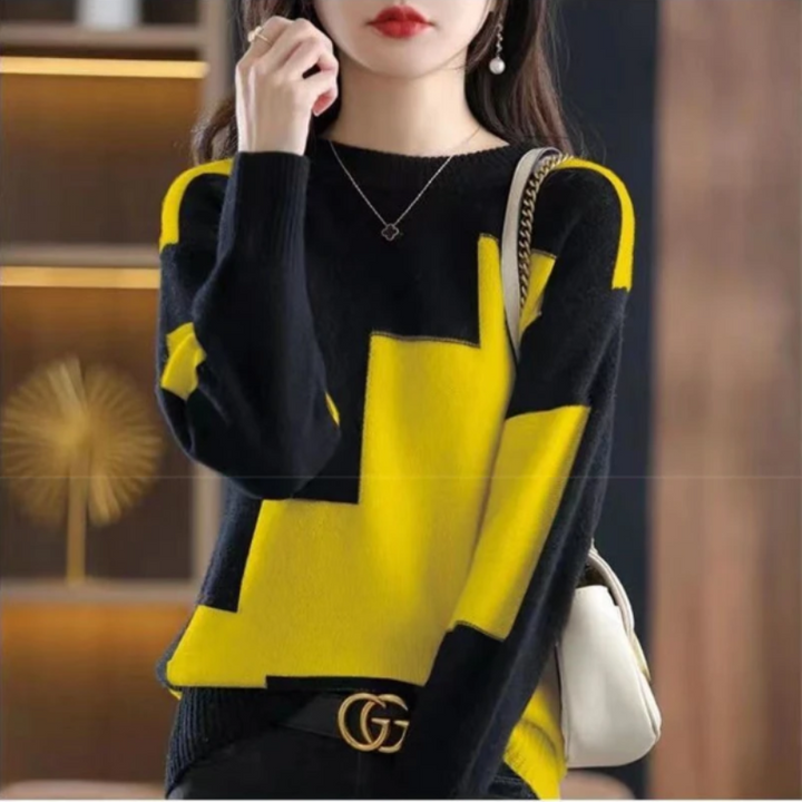 Stilla | Trendy finstrikket pullover