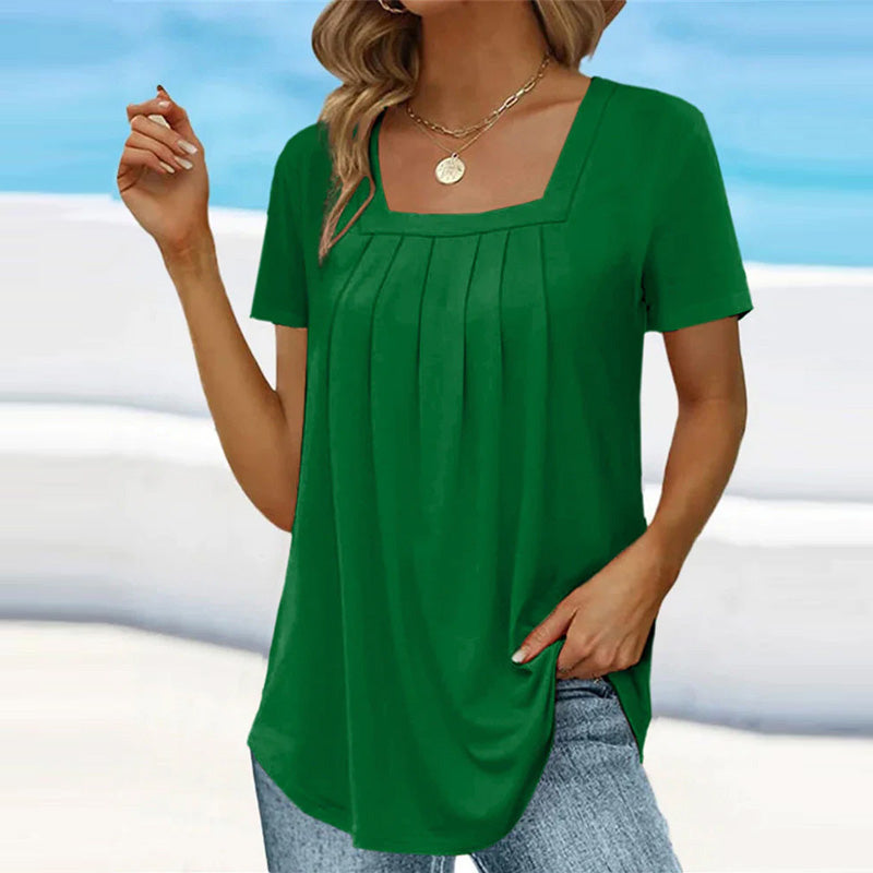 Stilla | Elegante Plisseret Bluse