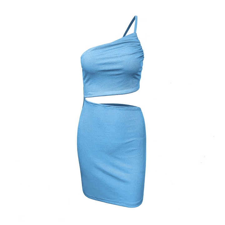 Stilla | Bodycon Mokkakjole Med En Skulder