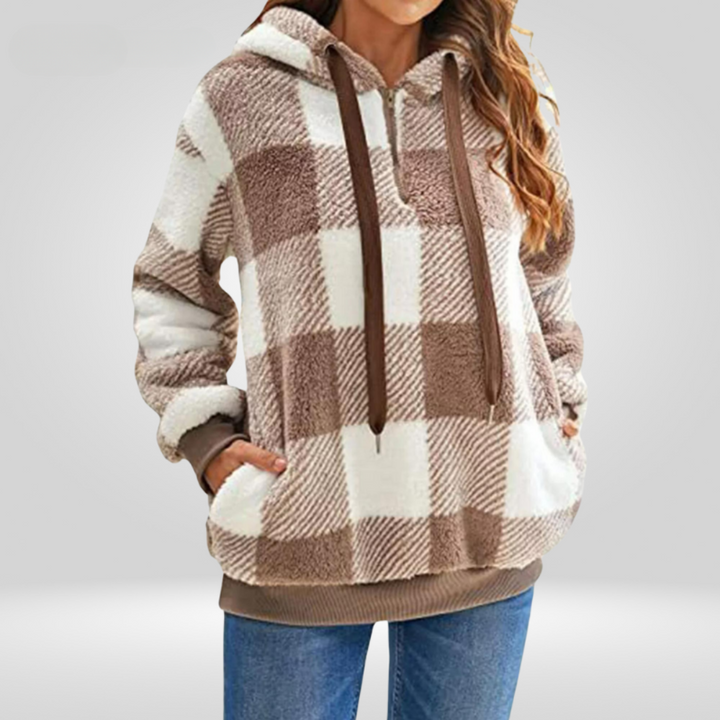 Stilla | Elegant Pullover Med Halvlynlås