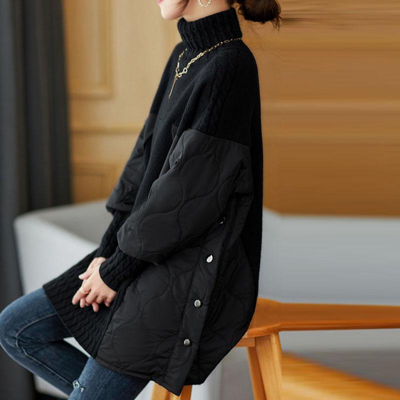 Stilla | Oversized-trøje Med Rullekrave
