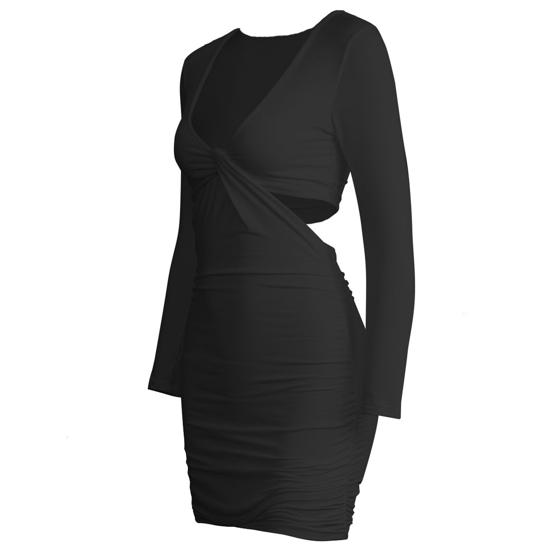 Dame Cut-Out Minikjole med langærmet og raffineret design Stilla