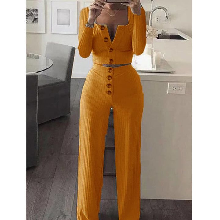 Dame Ribstrik To-delt Sæt Stilla