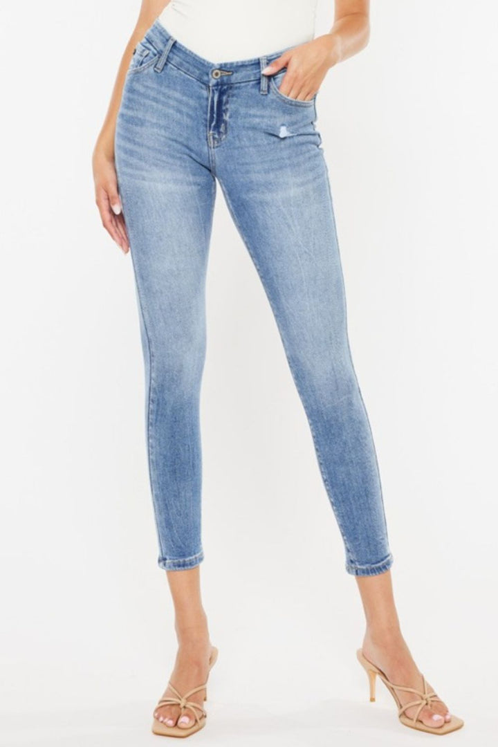 Stilla | Høj Talje Kattevipper Skinny Jeans