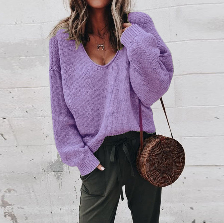 Dame afslappet oversized sweater Stilla