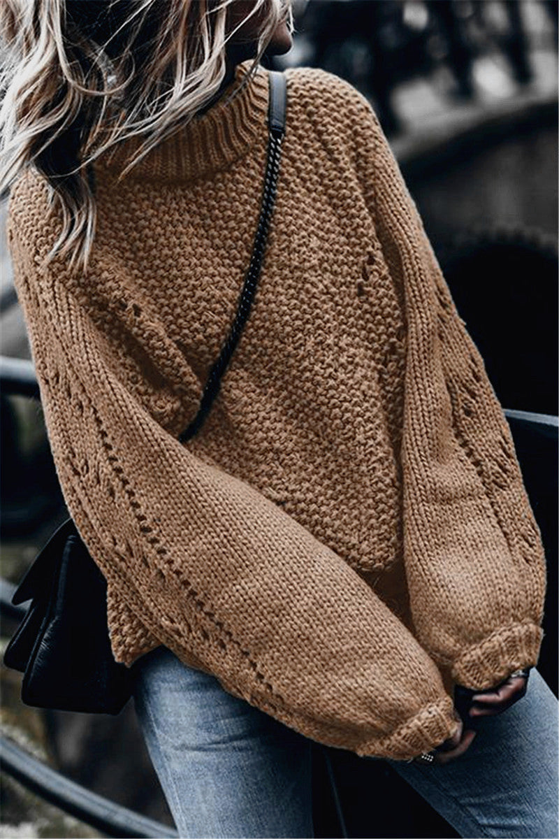 Femme Struktureret Oversized Striktrøje Stilla