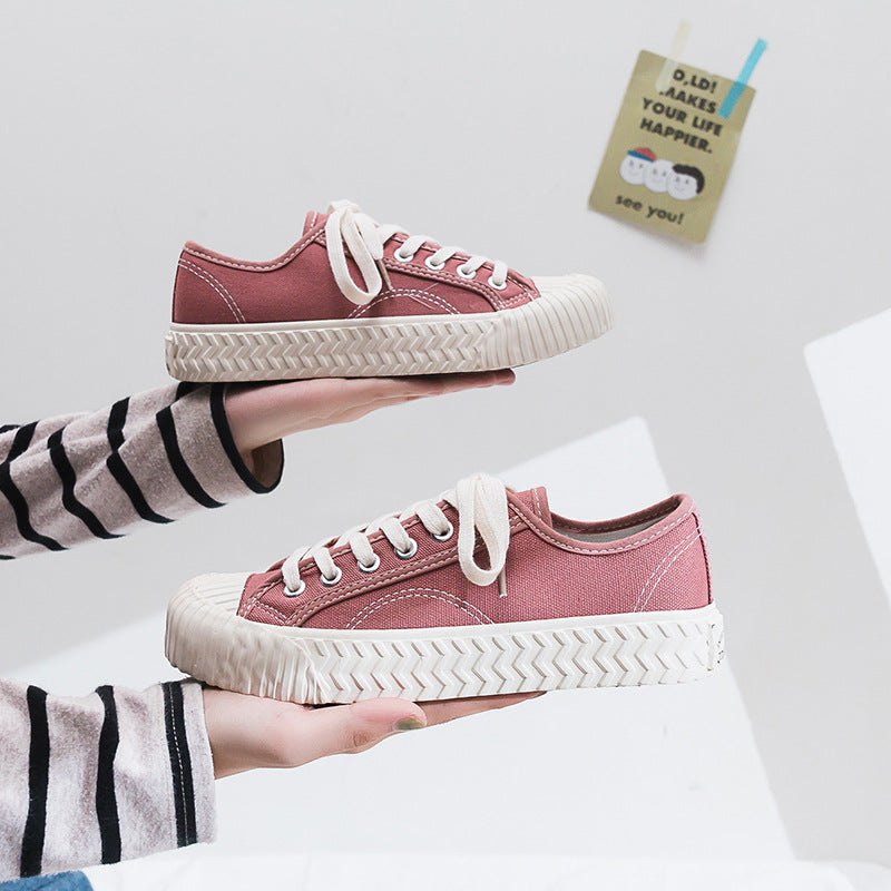 Dame fritids sneakers med skridsikker gummisål og klassisk overmateriale Stilla