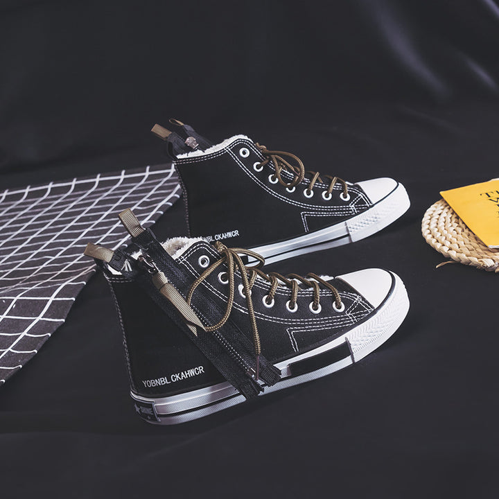 Dame Høje Sneakers i urban stil med sidelås Stilla
