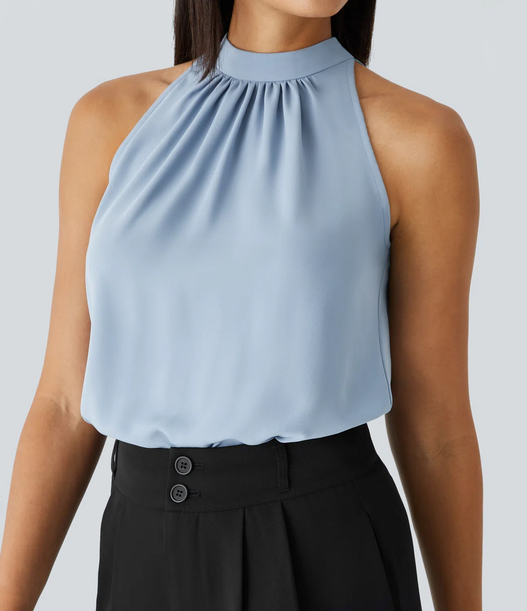 Stilla | Dame Bluse Halterneck Med Ryg