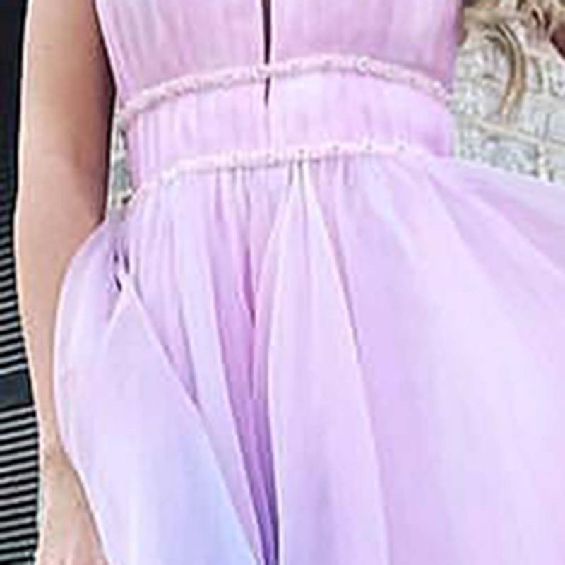 Stilla | Glamorous Deep V Aften kjole Lang Skirt