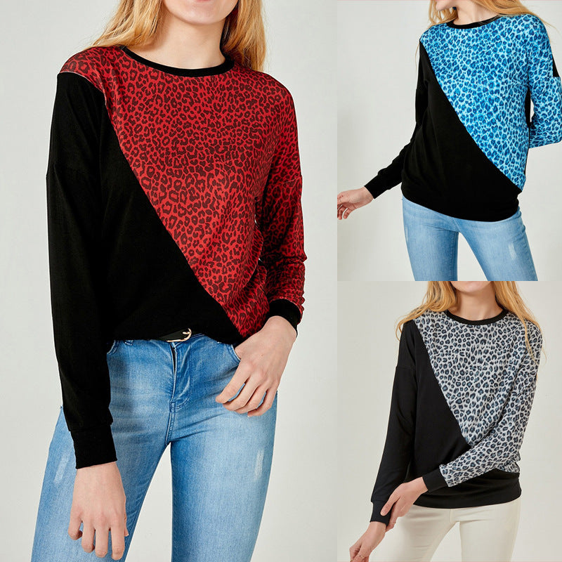 Dames stilfuld sweatshirt med dyremønster Stilla