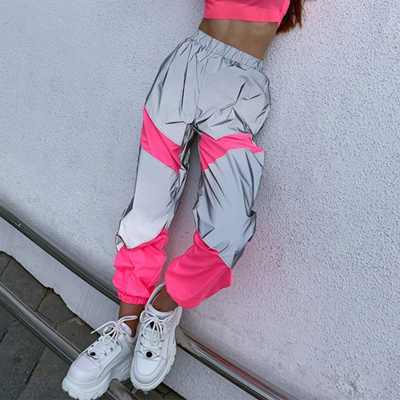 Dame funktionelle sportbukser med reflekterende detaljer Stilla