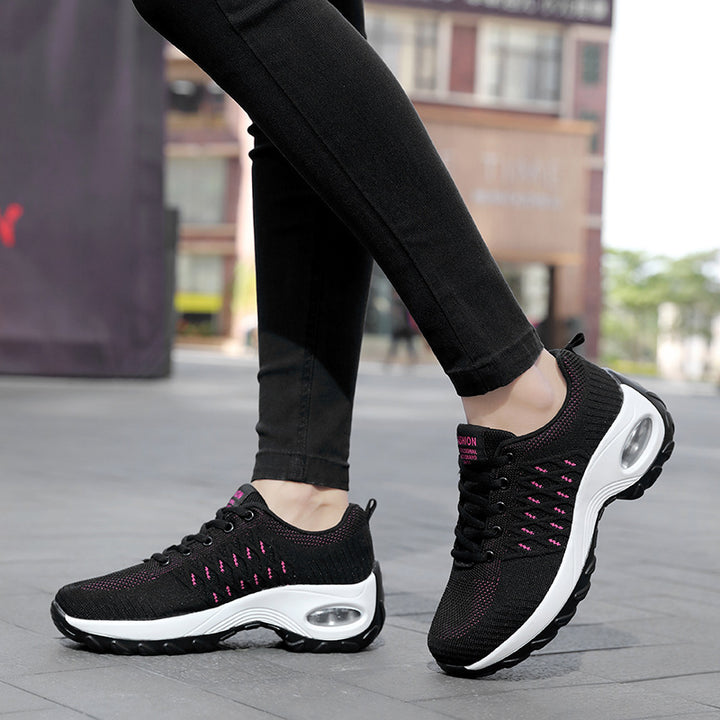 Dame Let Sport Sneakers med Luftkisse Teknologi Stilla