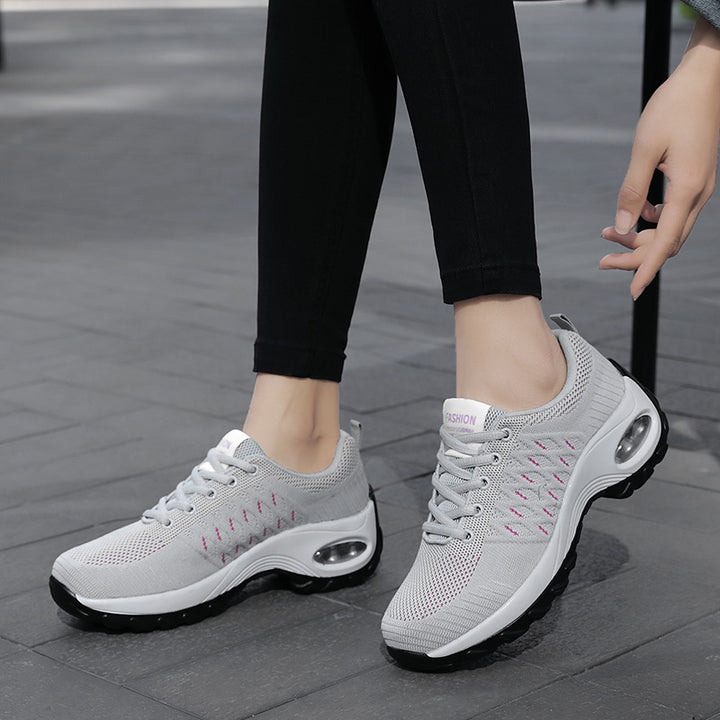 Dame Let Sport Sneakers med Luftkisse Teknologi Stilla