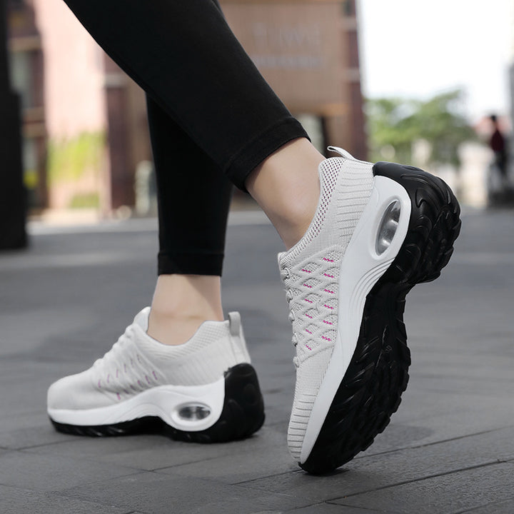 Dame Let Sport Sneakers med Luftkisse Teknologi Stilla