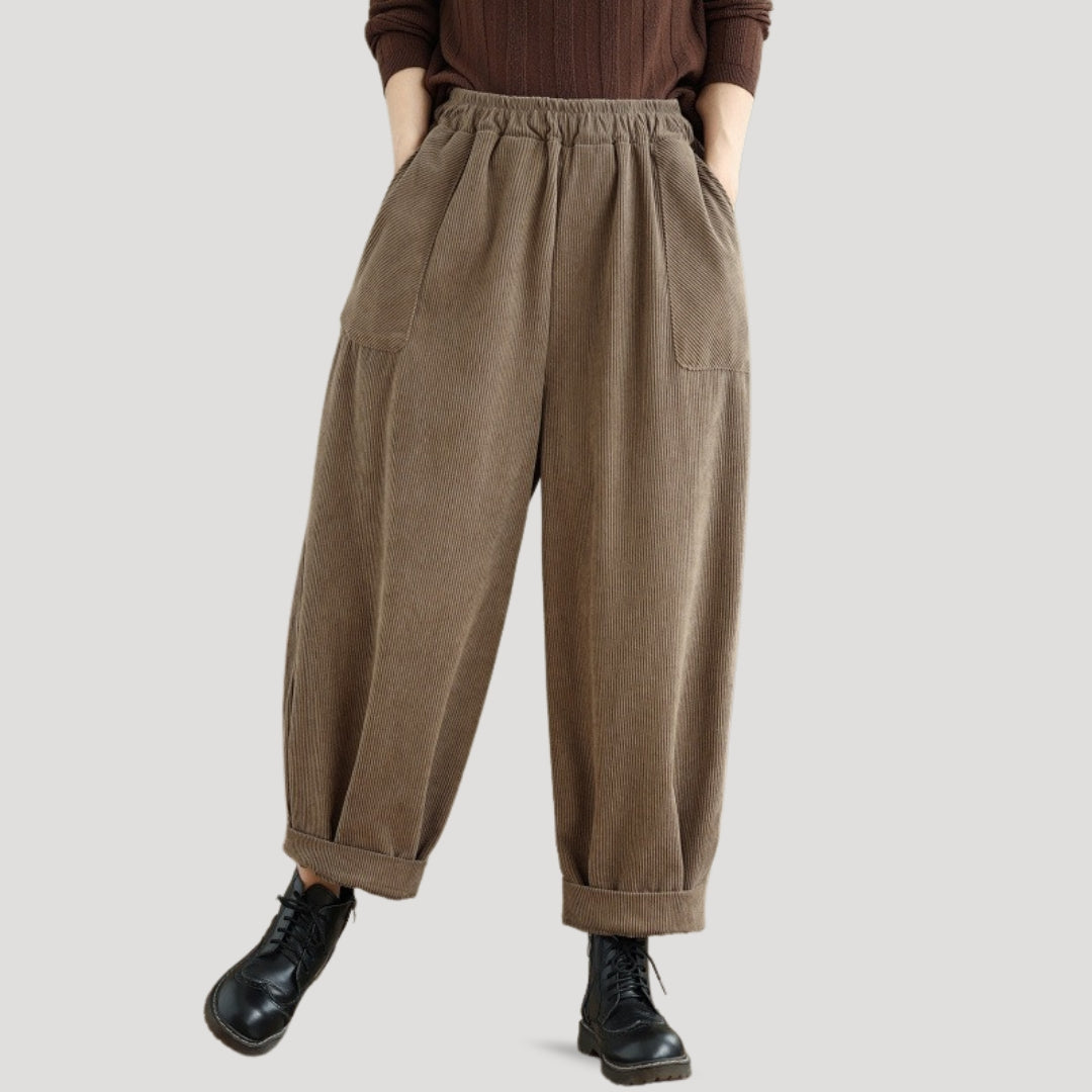 Stilla | Corduroy Brede Bukser