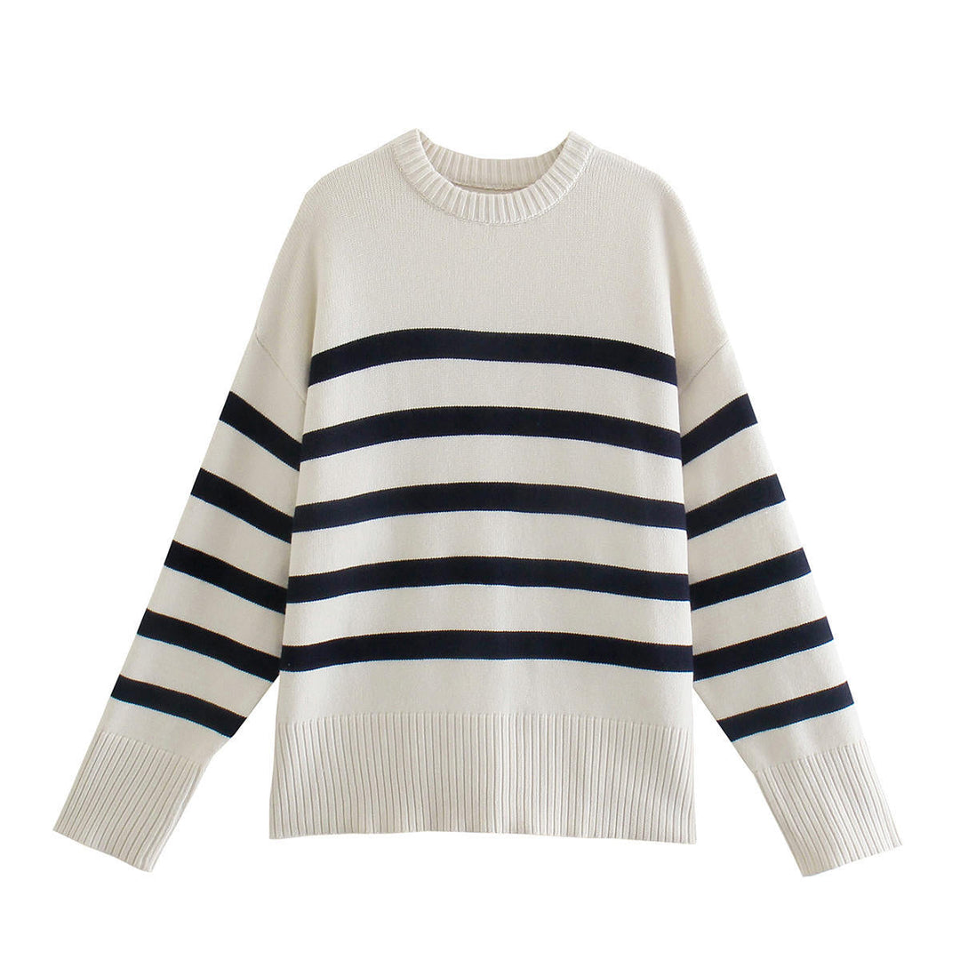 Stilla | Bluse i stribet hvidt maskinvare