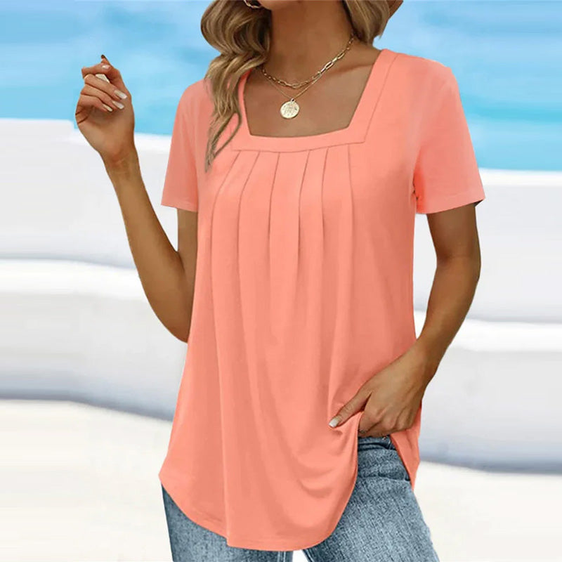 Stilla | Elegante Plisseret Bluse
