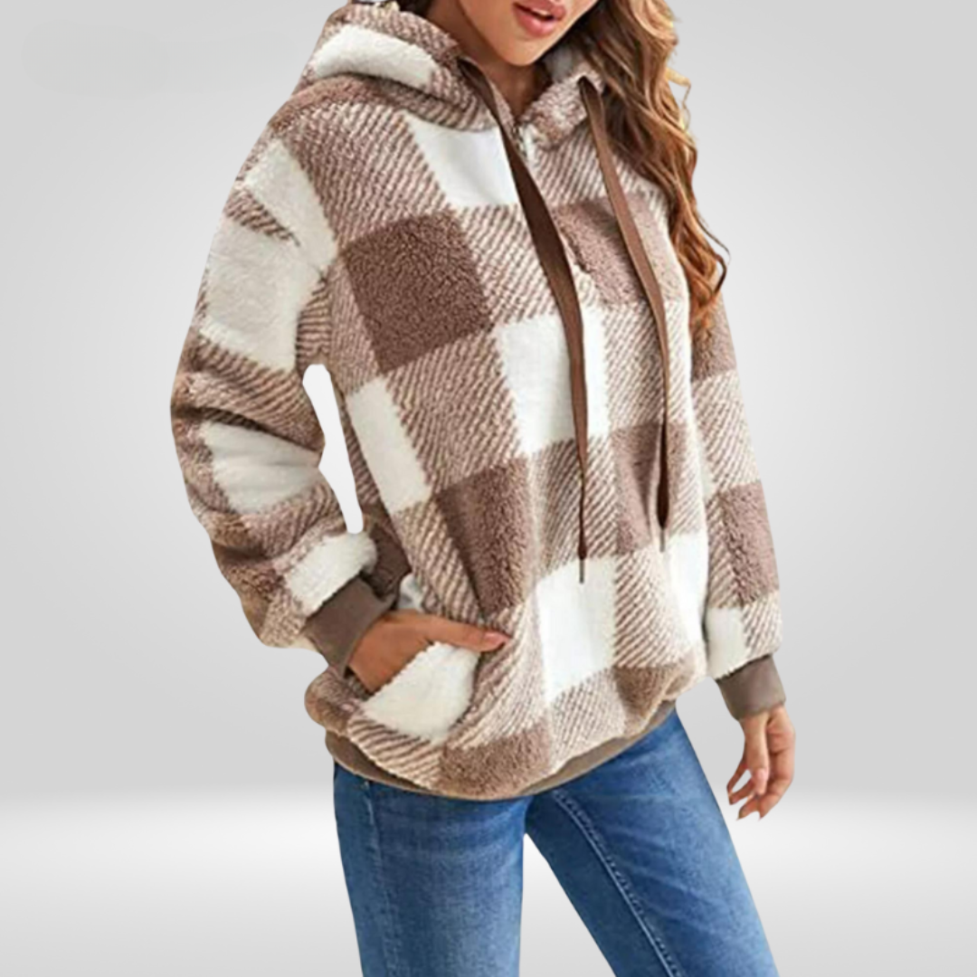 Stilla | Elegant Pullover Med Halvlynlås