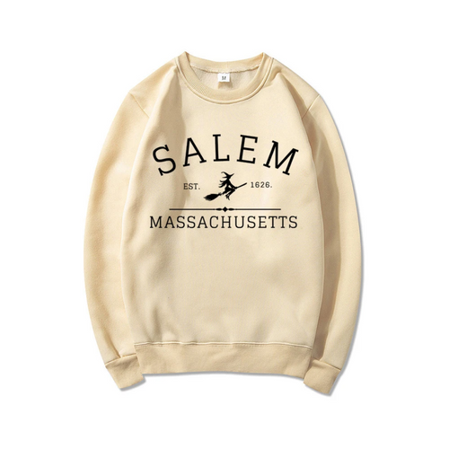 Stilla | Lækkert Sweatshirt Med Et Design Fra Salem Massachusetts