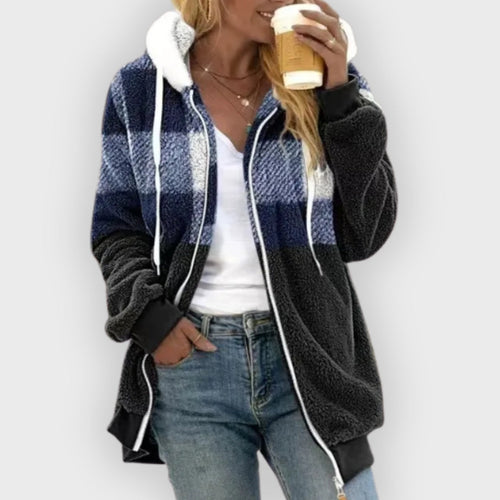 Stilla | Hætte Sweatshirtjakke Plysch Fleece