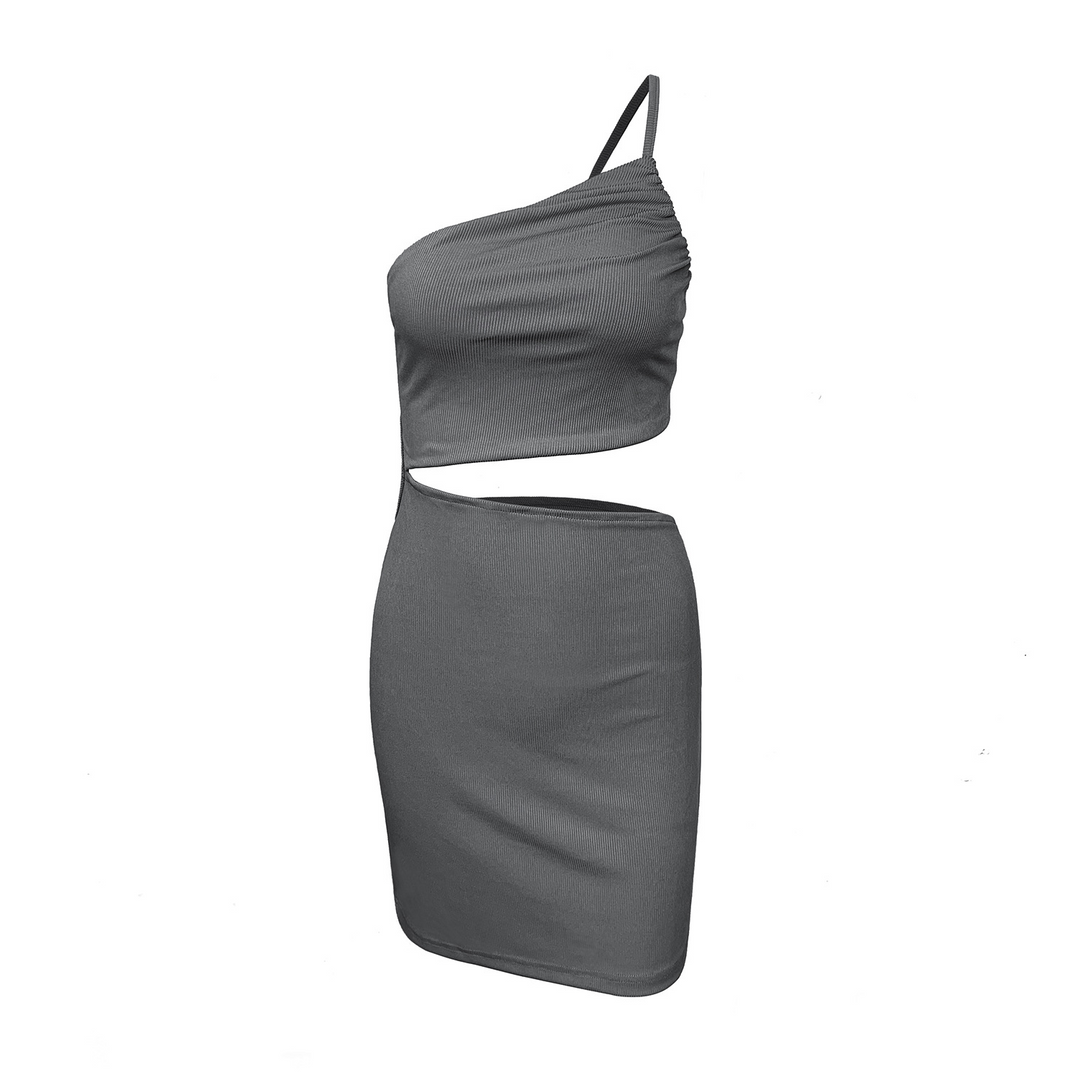 Stilla | Bodycon Mokkakjole Med En Skulder
