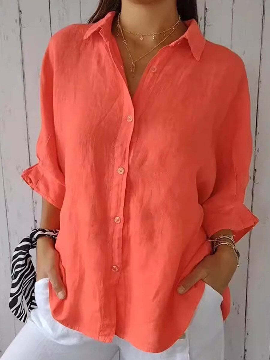 Stilla | Linned Kvinders Bluse Til Sommer