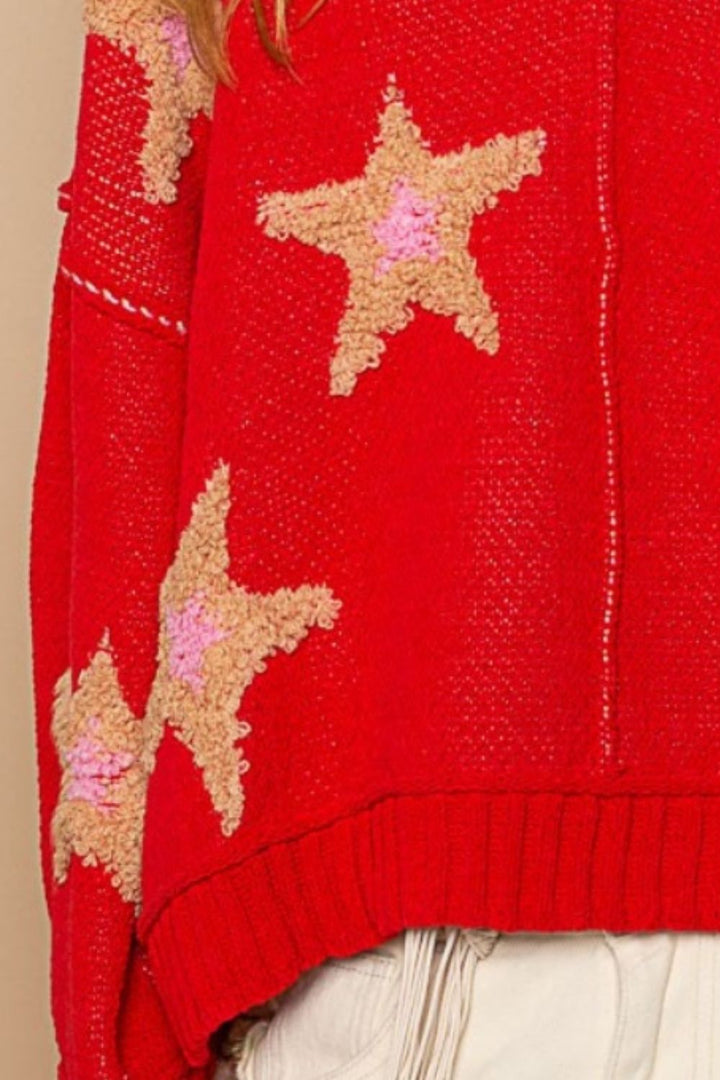 Stilla | Pullover med lange ærmer og stjernemærke