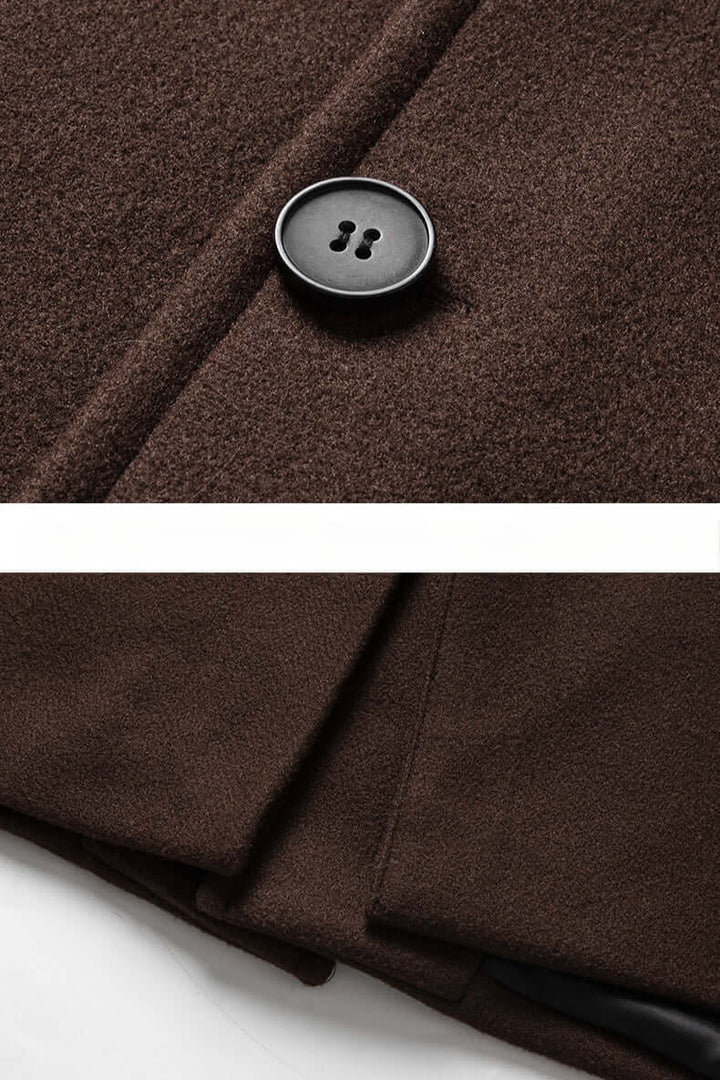 Stilla | Mænds klassisk oversized uldfrakke