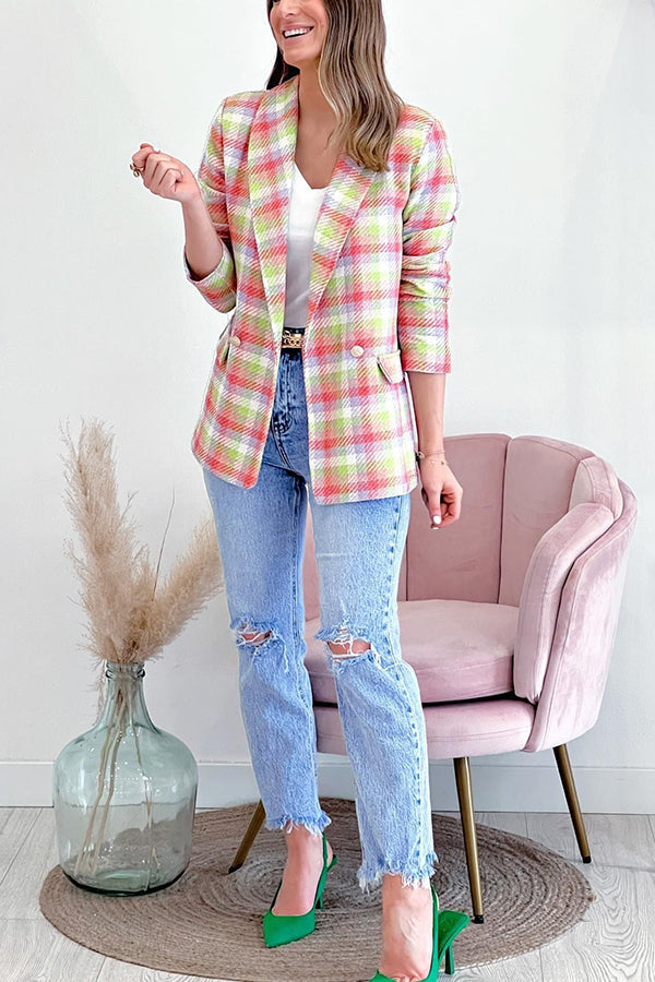 Stilla | Sunrise Dine Øjne Multi Ternet Blazer