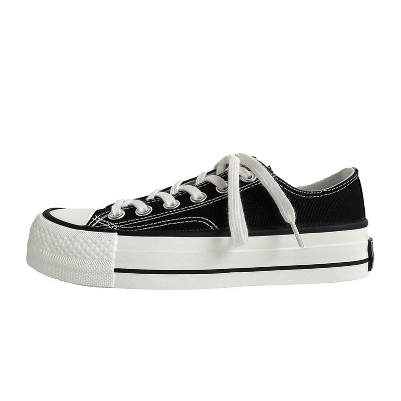 Dame fritids-sneakers i klassisk canvas-design med komfortabel dæmpning Stilla