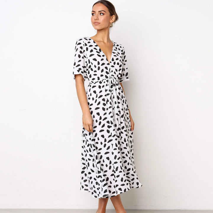 Femme Casual Midi Kjole Stilla