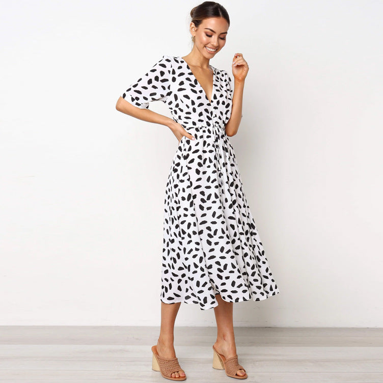 Femme Casual Midi Kjole Stilla