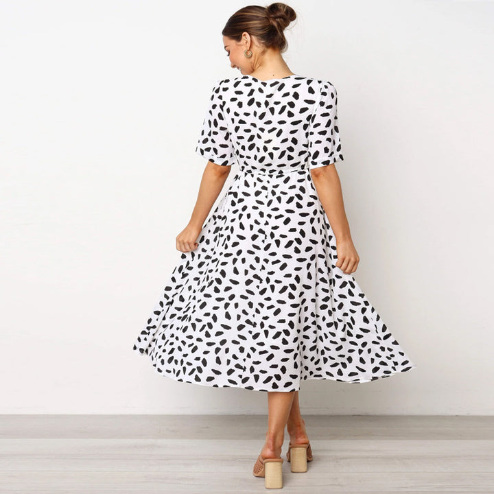 Femme Casual Midi Kjole Stilla