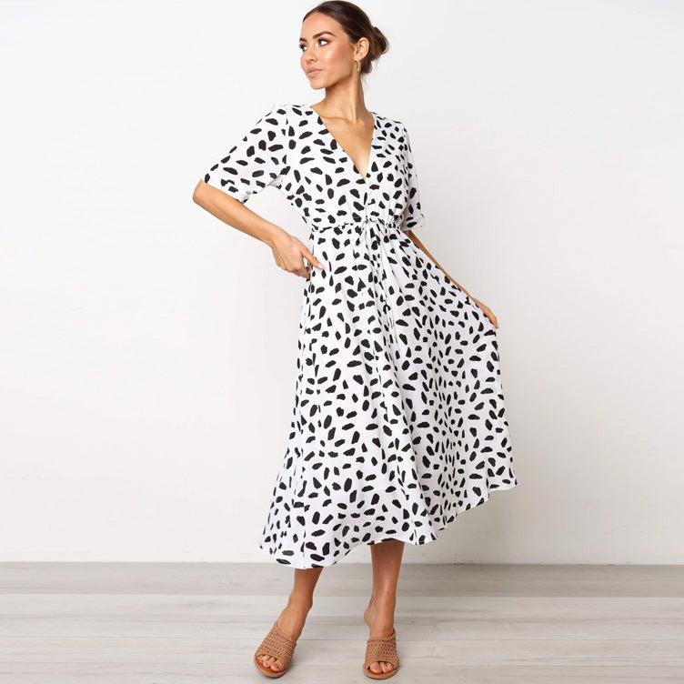 Femme Casual Midi Kjole Stilla