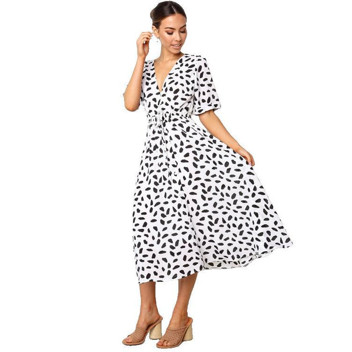 Femme Casual Midi Kjole Stilla